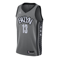 Nike NBA Brooklyn Kevin Durant 20 Basketball Jersey 'Grey White' CV9469-002